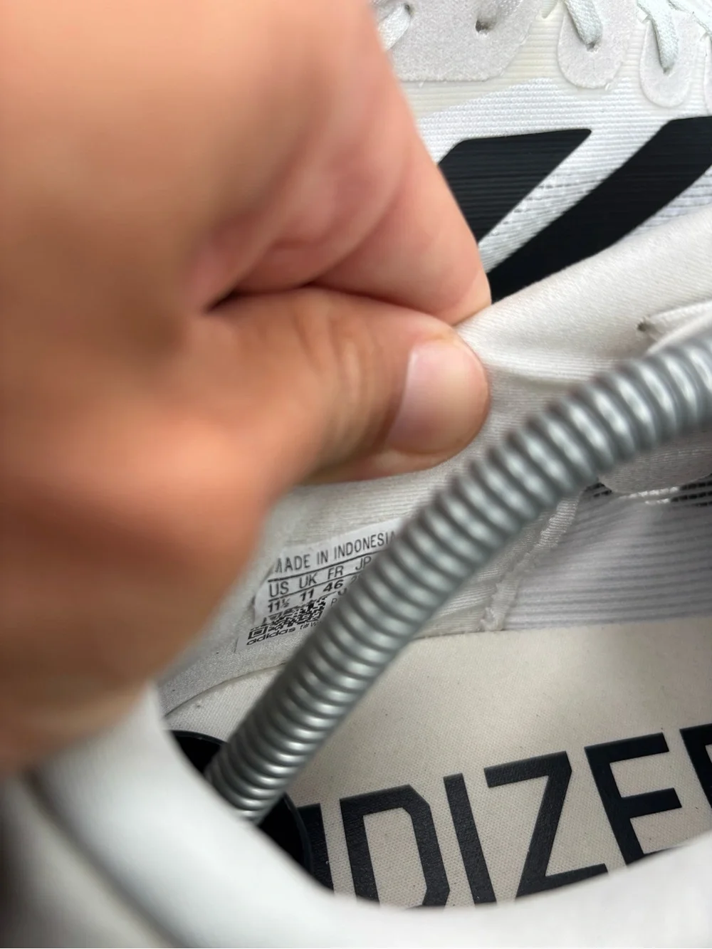 Size 11.5 - adidas Adizero Evo SL White Black